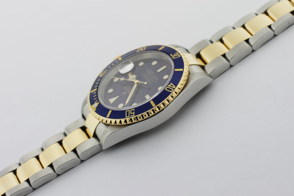 Rolex Two Tone Submariner 16613T with Box & Paper