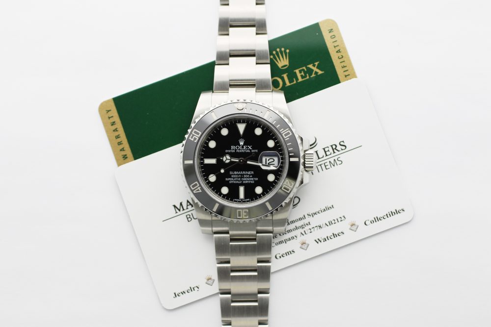 Rolex Steel Ceramic Submariner Date 116610 with Box & Card
