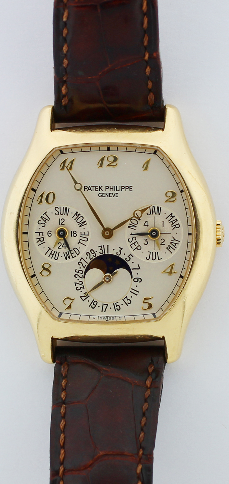 Vintage Patek Philippe 18k Yellow Gold 5040J Perpetual Calendar Moonphase