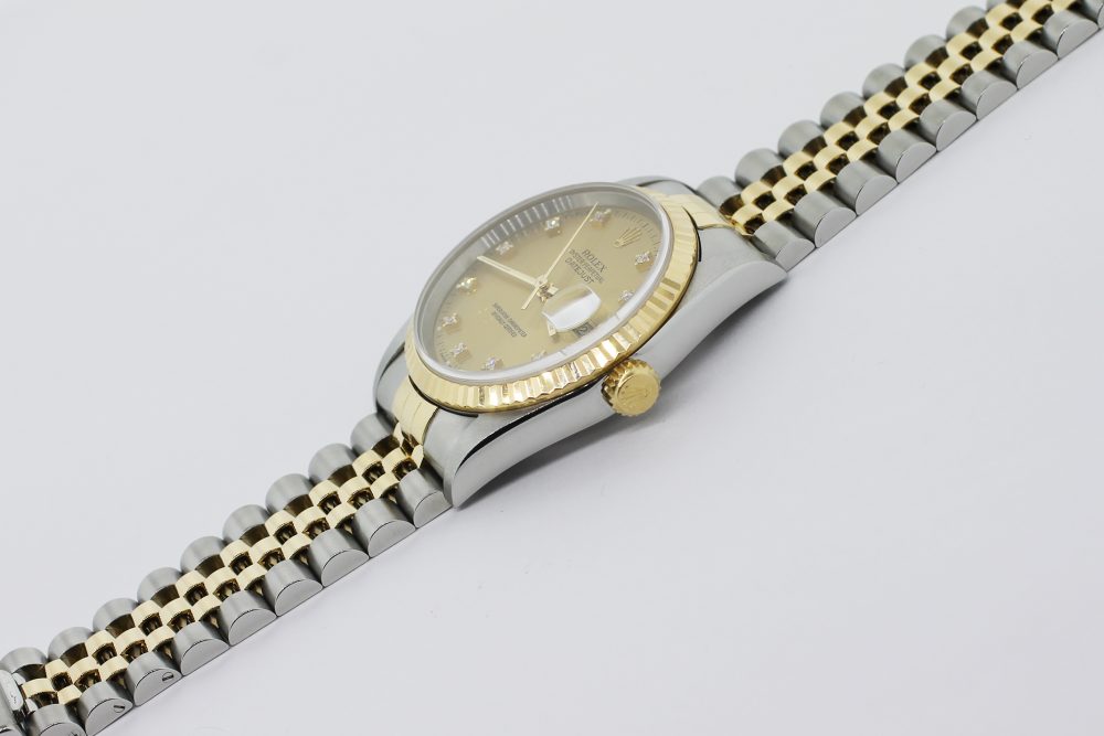 Rolex Steel & 18k Yellow Gold Datejust 16233 with Box & Paper