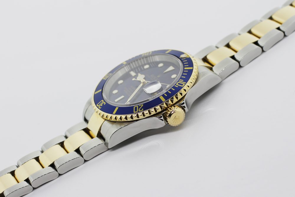Rolex Two Tone Submariner 16613 with Box & Card