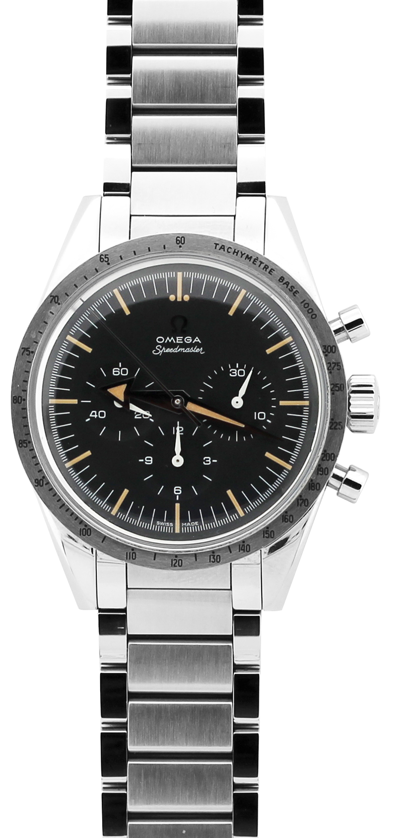 Omega 1957 60th Limited Anniversary Speedmaster Professional Chronograph with Bracelet, Strap, Box & Booklets